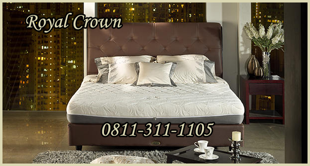 jual elite spring bed royal crown new